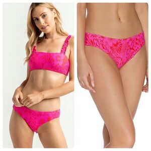 Raisins Surf Brand Pink & Red Making Waves Fiesta Tulum Hipster Bottoms